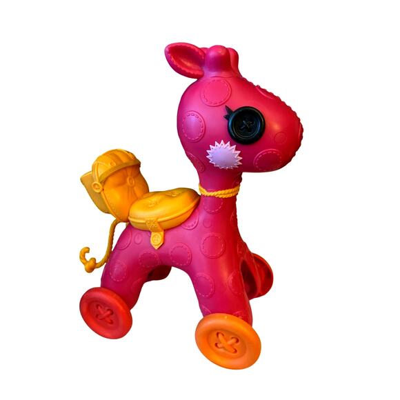 Ride On Pink Giraffe Toy with Wheels for Lalaloopsy Doll - Picture 1 of 1
